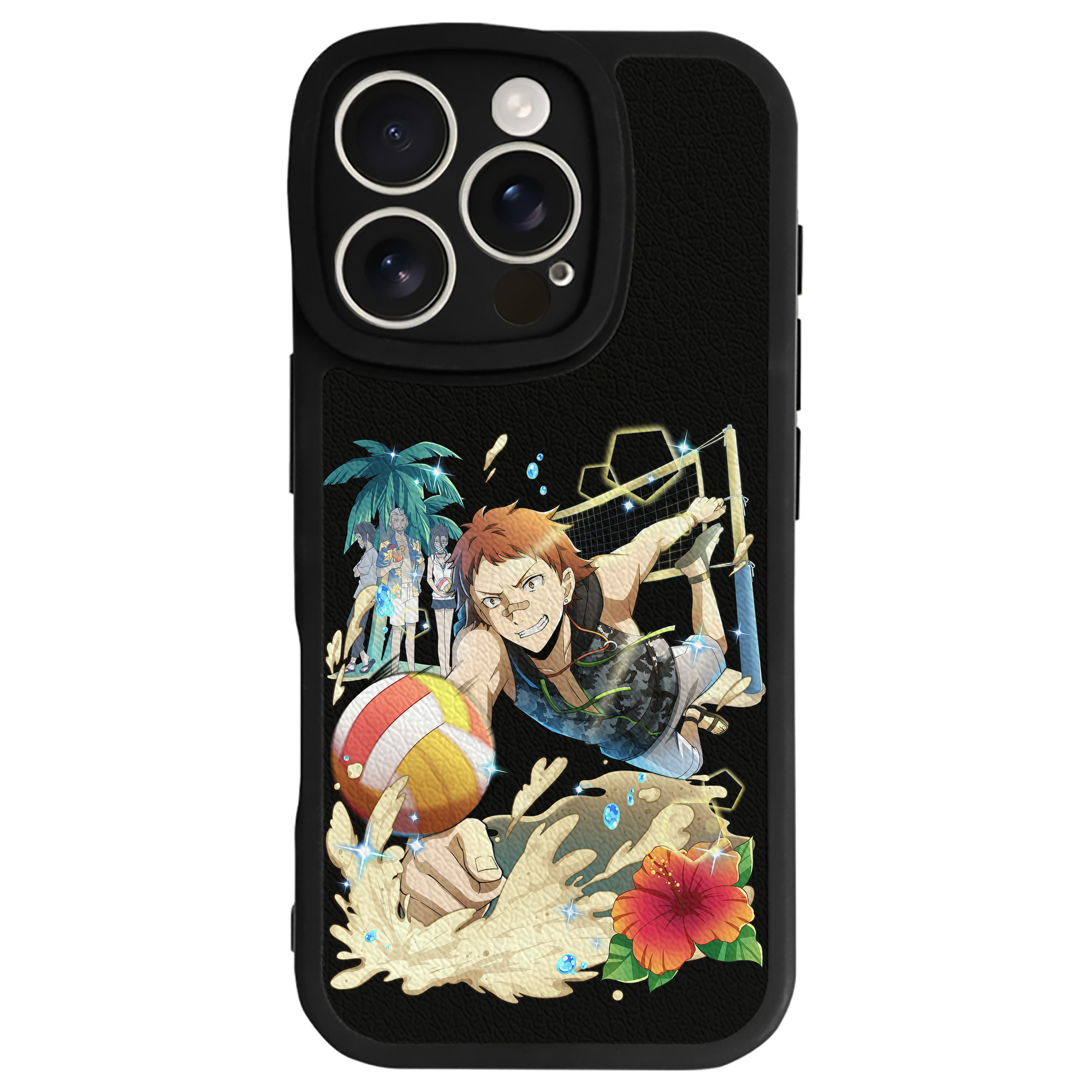 （画像用） 文豪ストレイドッグス Bungo Stray Dogs 【iPhone 16シリーズ対応】シリコンスマホケース（レザー調） 材質：シリコン